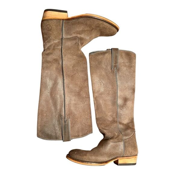 Bronx Knee-High Suede Boots size EU 37 coastal cowgirl - Picture 2 of 6